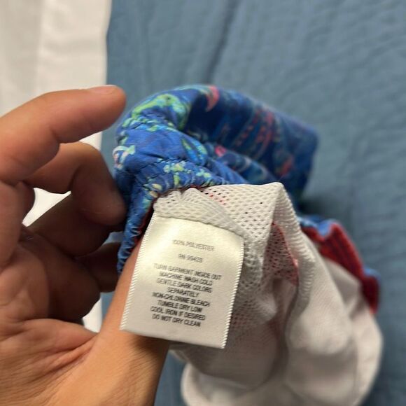 Bugatchi Uomo Men's Multi Color Floral Paisley Print Swim Board Shorts Size M - Picture 10 of 10